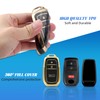 MILD EAST Key Fob Cover for Toyota with keychain, Soft
