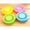 WOIWO 2PCS Candy-Colored Travel Silicone Folding Cup Outdoor Exercise Retractable