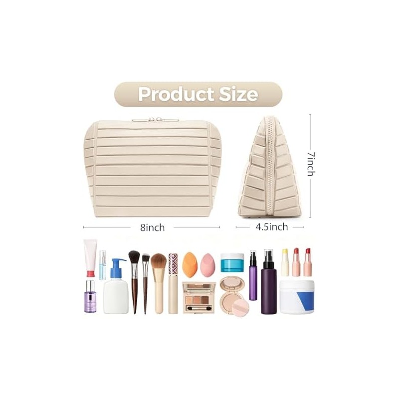 Makeup Brush Holder Travel, Compact Lightweight Accessory for Travel and