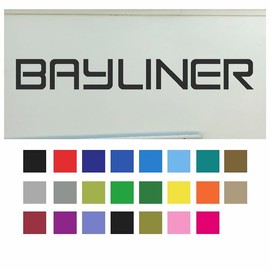 Bayliner Compatible Boat Stickers Decals Replacement Decals Capri Bayliner Boat Accessories Graphic Kit 2 piece Custom Color