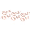 100Pcs Paper Clip Metal Rose Gold Color Urheen Design Paperclip