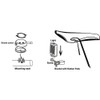 Bicycle Tail Laser Lamp Intelligent Sensing Turn Brake Warning USB