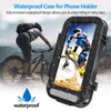 Anatch Phone Holder Waterproof Motorcycle Phone Mount with Touch Screen