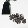Yiotfandoll 10PCS Polyhedral Dice D6 Dice 16mm Acrylic Dice Game