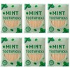 600 Pcs Mint Toothpicks Bulk Flavor Menthol Toothpicks Wood Flavored