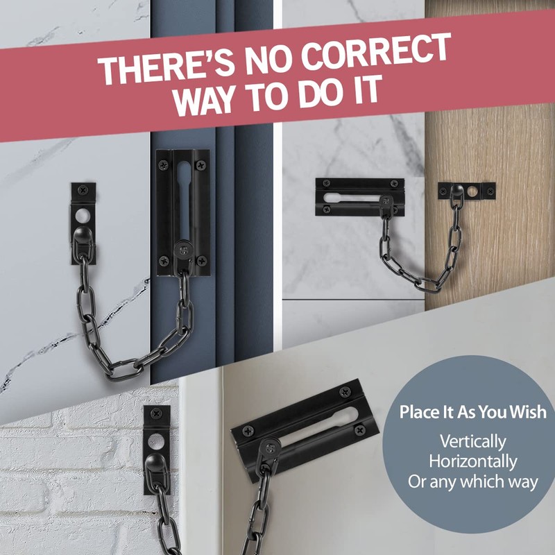 Jack N’ Drill Chain Door Guard with Lock - 2