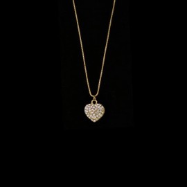 NYCFASHIONJEWELS Heart of Gold Necklace