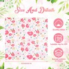 Tatuo 30 Pcs 10" Pink Theme Quilting Cotton Fabric Squares