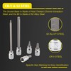 EMENTOL 3/8 Inch Drive Torx Bit Socket Set, Extra Long