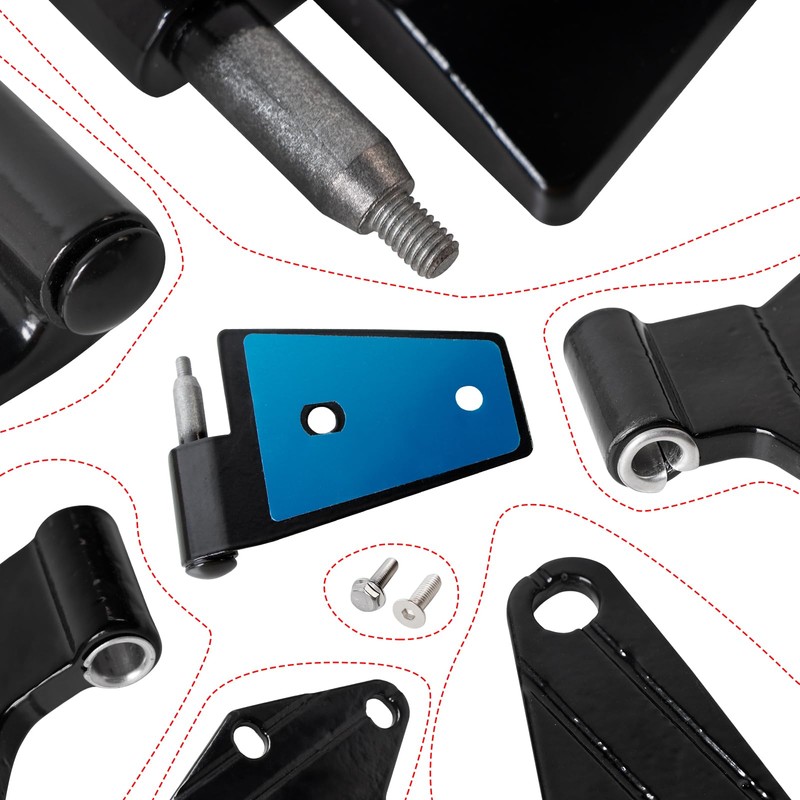 ETL INDUSTRIES Door Hinges Kit for Jeep Wrangler JK JKU