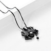 Spider Shape Urn Necklace for Ashes for Men Stainless Steel