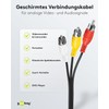 Goobay 50383 Composite Audio/Video Connector Cable, 3x RCA, 5 m