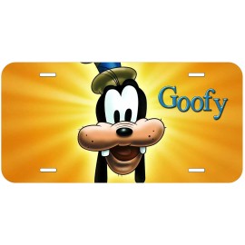 Goofy Face Aluminum Novelty Auto License Plate