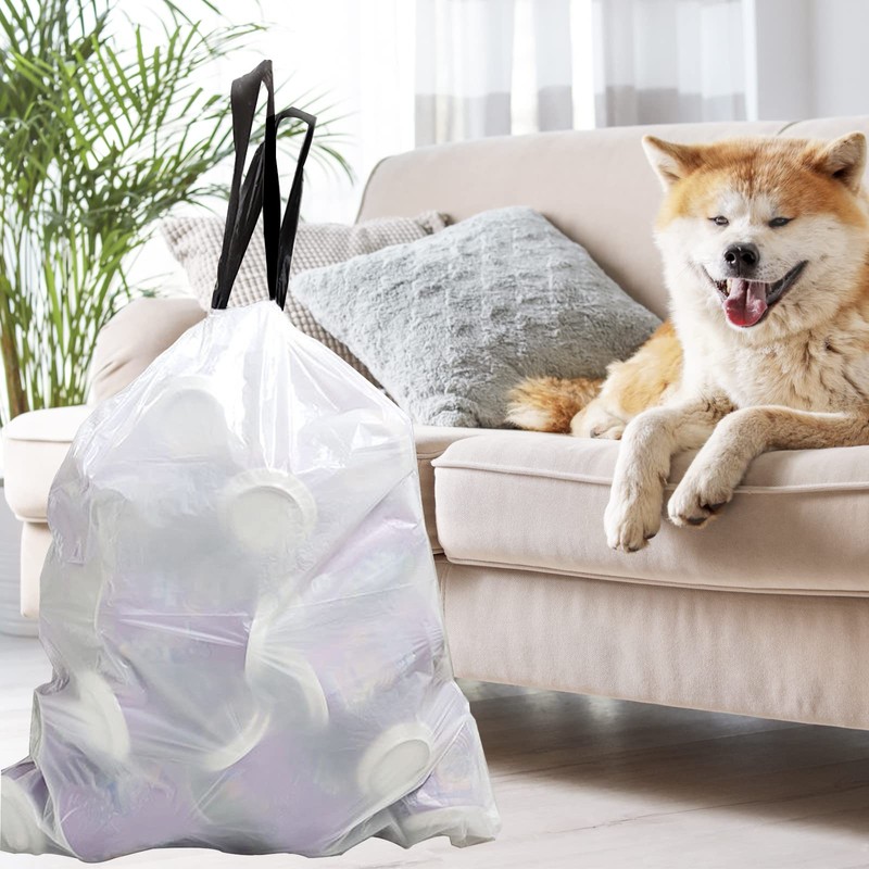 Bolsa de basura con cordón de 8 galones, bolsas de