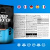 BioTechUSA Beef Protein, 87% hydrolysiertes Protein-Peptid-Formel, Laktose- und Gluten-frei, fettarm,