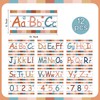 12 PCS Alphabet Bulletin Board Set Retro Groovy ABC Posters
