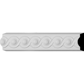 Ekena Millwork Foster Running Coin PML02X00FO Panel Moulding, 2 3/8"H x 3/4"P x 94 1/2"L, Factory Primed