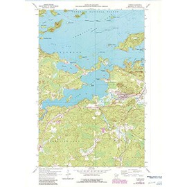 YellowMaps Tower MN topo map, 1:24000 Scale, 7.5 X 7.5 Minute, Historical, 1956, Updated 1986, 27.23 x 21.53 in - Polypropylene