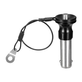 DTGN 12mm x 25mm (DxL) Quick Release Pin Components for Quick Connections 304 Stainless Steel with Wire Button Ball Lock Pin Silver Tone