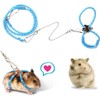 Gammaeon Small Hamster Harness Rope, Pet Hamster Rat Mouse Ferret
