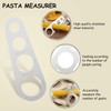 HZIYOU 3Pcs Spaghetti Spoon and Pasta Tongs Stainless Steel Comb