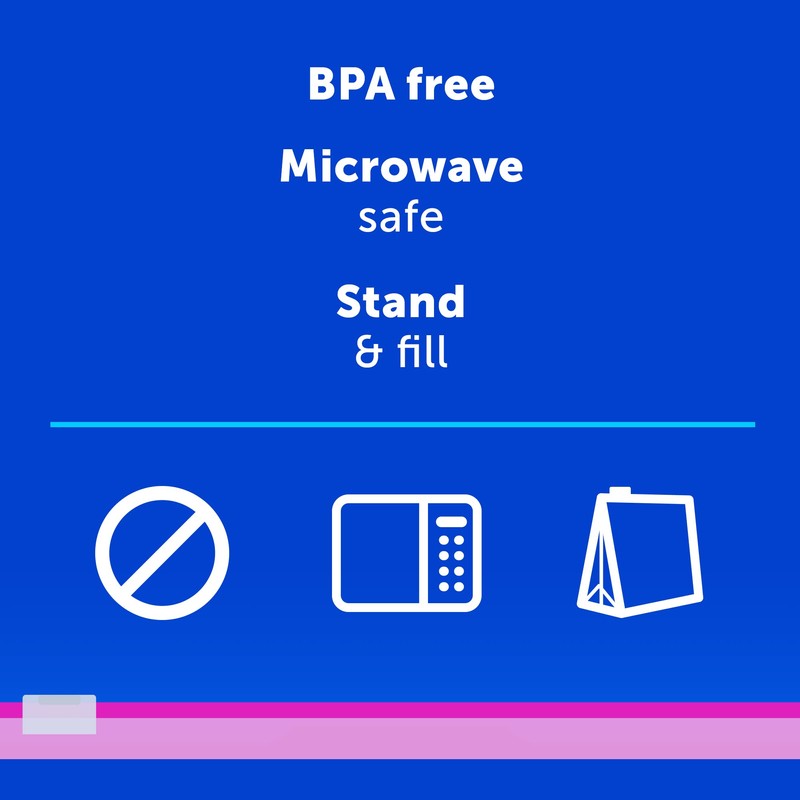 Ziploc Large Food Storage Slider Bags, Power Shield Technology for