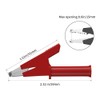 CZJZDZ 2pcs Alligator Clips Test Lead Dual Ended Crocodile 15A
