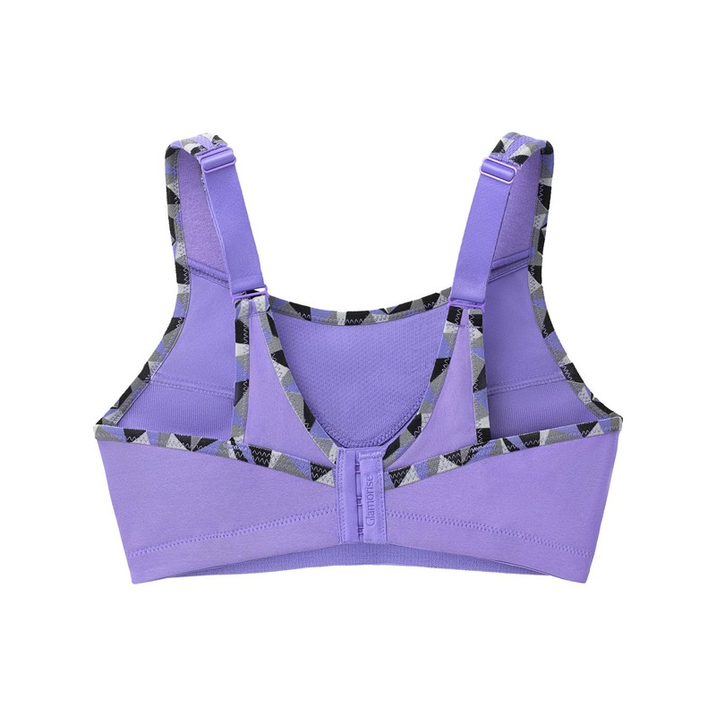 Glamorise, Sujetador Deportivo, Mujer, 50I, Púrpura/Ombre Force.