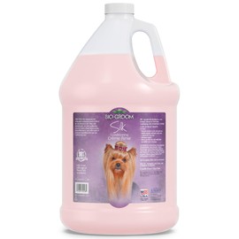 Bio-Groom Silk Creme Rinse Dog & Puppy Conditioner - Hair Detangler for Dogs, Moisturizes Skin & Coat, Removes Tangles & Frizz, Made in USA - 1 Gallon