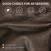 Leather Look RV Dinette Cushion Covers, Stretch Camper Cushion Slipcovers