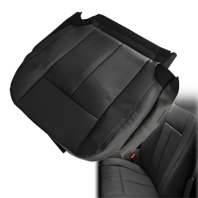 NLQR Front Driver Side Bottom Replacement Perforated Leather Seat Covers