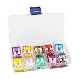 Adunsiaoto Standard Car Fuses, Car Fuse Set, Standard Blade Fuses, Fuse Set Aluminium, Standard Car Fuses Assortment Kit, Fuse Set, Car Fuse Set Fuses