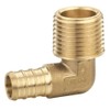 1/2 x 3/4 PEX Male Threaded NPT Elbow 90 Fitting