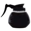 BUNN Glass Commercial 12-Cup Coffee Decanter, Black, 42400.0106