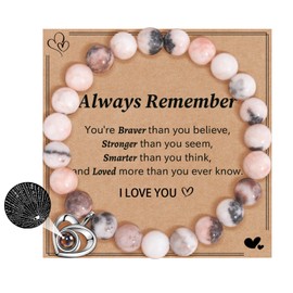 CheersLife Birthday Gifts for Women Friendship Bracelets Inspirational Gifts I Love You Projection Beacelets for Womens Girls Christmas Wedding Engagement Gifts for Mum Daughter Friends