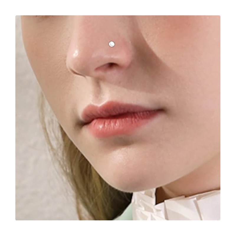 Briana Williams Clear Nose Stud Nose Piercing Retainers 20G 18G