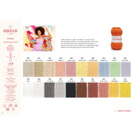 Sirdar Stories, DK Double Knitting, Beach Club (834) 50g, Pale Pink,F137-0834