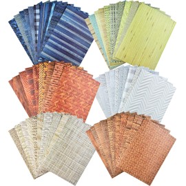 60Pcs Vintage Weaving Art Aesthetic Scrapbook Stickers Decorative Rattan and Cloth Weaving Washi Stickers for DIY Craft Bullet Junk Journal Planners Wall Art Collage Picture Frames Supplies