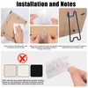Nirxxiy 6 Pcs Picture Frame bracket, Picture Frame Easel bracket,