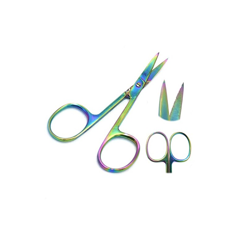 OdontoMed2011® Professional Cuticle Manicure Pedicure 'Nails Curved Scissor 3.5" Stainless