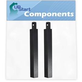 UpStart Components 2-Pack BBQ Gas Grill Tube Burner Replacement Parts for Jenn Air 720-0100 - Compatible Barbeque 16" Cast Iron Pipe Burners