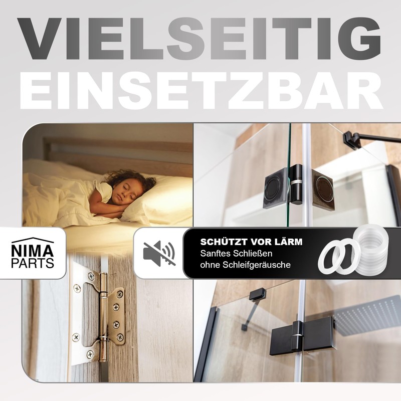 NIMA PARTS Fitschenringe – 60 Stück – Made in Germany