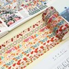 YUBX Flowers Washi Tape Set 60 Rolls Floral Patterns Decorative