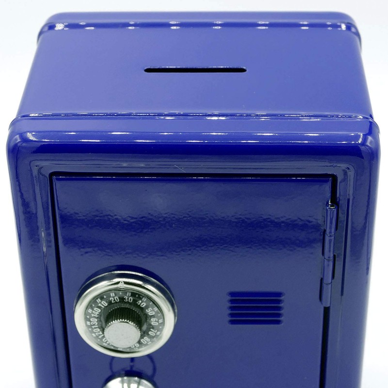 Metal Safe Shaped Money Box with Key