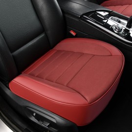 KAYI 2 Pack Car Seat Cover, Memory Foam Car Seat Cushion, Non-Slip Bottom Breathable Car Seat Cover, Relieve Tailbone Pain, Suitable for 95% of Vehicles (Red)