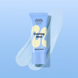 Mamonde [마몽드]카밍 샷 아줄렌 선크림 SPF50+PA++++ [Mamonde] Calming Shot Azulen Sun Cream SPF50+PA++++