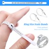 Ring Reducer Invisible Ring Size Gauge 28 Pieces Ring Size