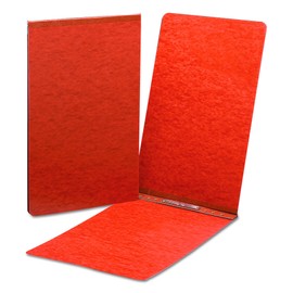 Smead PressGuard Report Cover, Metal Prong Top Fastener with Compressor, 3" Capacity, Sheet Size 11" x 17", Red, 1 ea (81778)