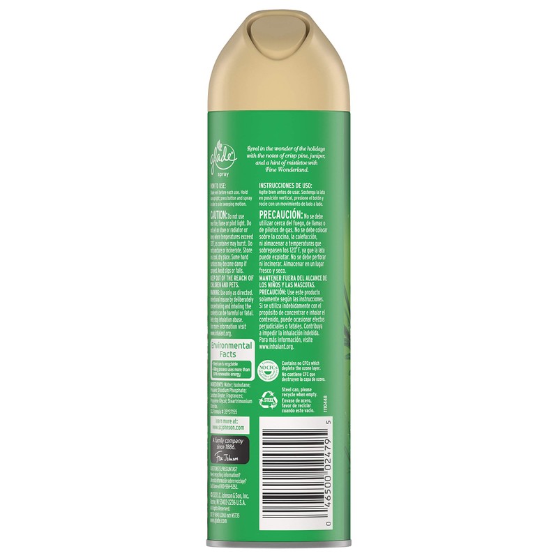 Glade Air Freshener Spray - Pine Wonderland - Holiday Collection