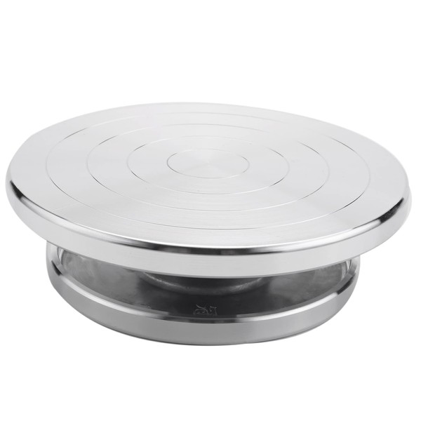Qezodsx Aluminum Alloy Turntable 12/15 cm Double Sided for Ceramic Wheel Rotary Tools Platform for Ceramic Sculptures